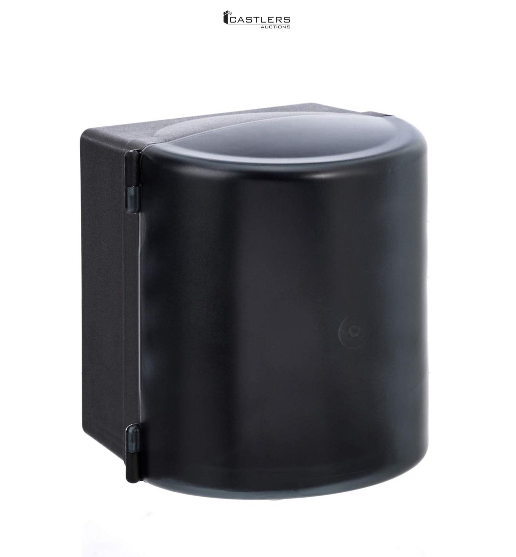 Amazon Basics Paper Towel Dispenser Centre Pull, 23 x 28.8 x 22.5 centimetres, Smoke Semi-transpare