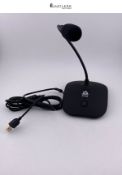 KLIM Talk USB Desk Microphone for Computer - New - Compatible with Any PC Laptop Mac - Professional