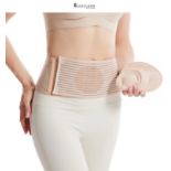 Umbilical hernia belt for men and women - Hernia support for men with compression pad (inguinal, fe