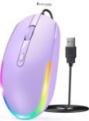seenda Wired Mouse PC Computer Mouse with Wired 1600 DPI USB Mouse Wired for Laptop/PC/Computer/Mac