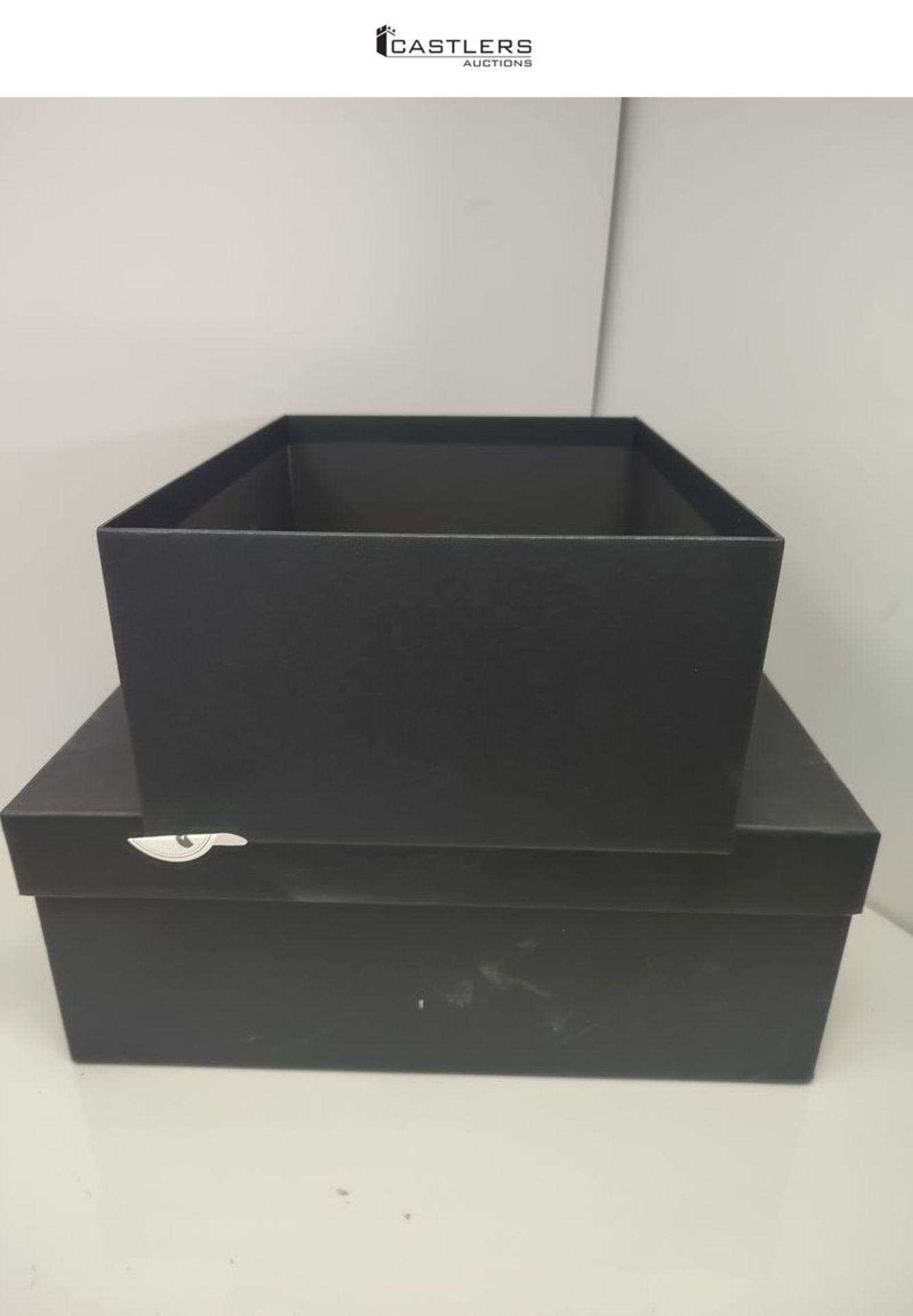 Rössler Papier 13491453700 - S.O.H.O. Boxline Box of 2 Rectangular Black