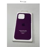 Apple iPhone 16 Pro Max Silicone Case with MagSafe - Plum ​​​​​​​
