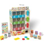 RRP £69.99 - Melissa & Doug Sort, Stock, Select Wooden Vending Machine Play Set | Learning Toy for