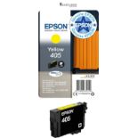 NEW - Epson 405 Yellow Suitcase Genuine, DURABrite Ultra Ink, Standard Capacity