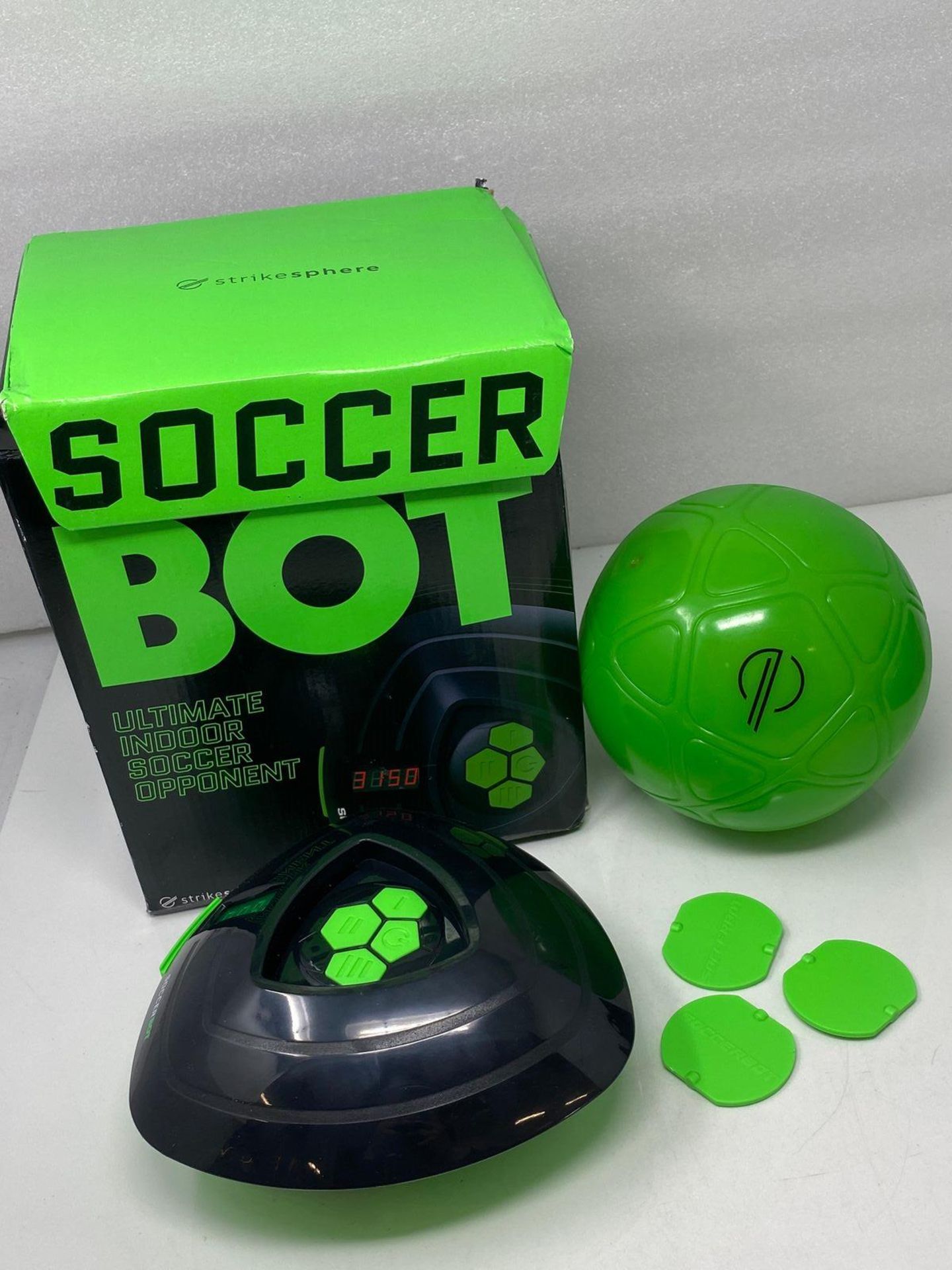 Strikesphere, Soccer Bot Indoor Football Trainer, Football Gifts for Boys and Girls, One Size, Black - Image 2 of 4