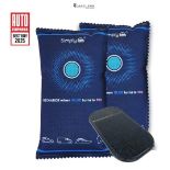 NEW - Simply Auto DEH006 2 Pack Reusable Car Dehumidifier with Anti-Slip Mat- Quick Drying suitable