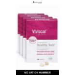 NEW - RRP £120.00 - 4 x Viviscal Hair Supplement for Women, Biotin & Zinc Tablets (120 Tablets)