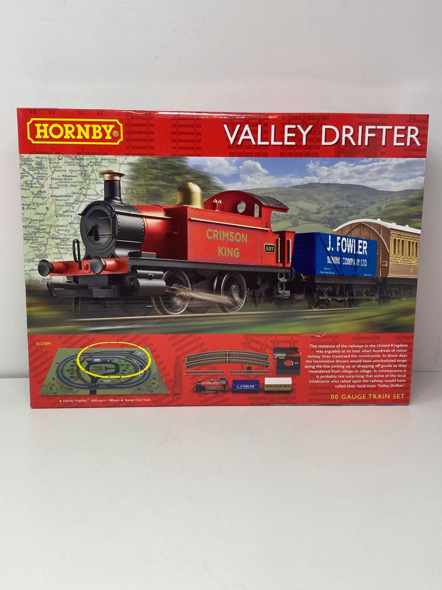 RRP £88.40 - Hornby - R1270M Valley Drifter Train Set - Analogue OO Gauge Model Railway, Includes: - Image 2 of 5