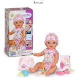 NEW - BABY born Little Magic Girl 835333 - 36cm Doll with 7 Lifelike Functions and Accessories - No