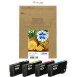 NEW - Epson 604 Pineapple, Genuine Multipack, Eco-Friendly Packaging, 4-Colours Ink Cartridges