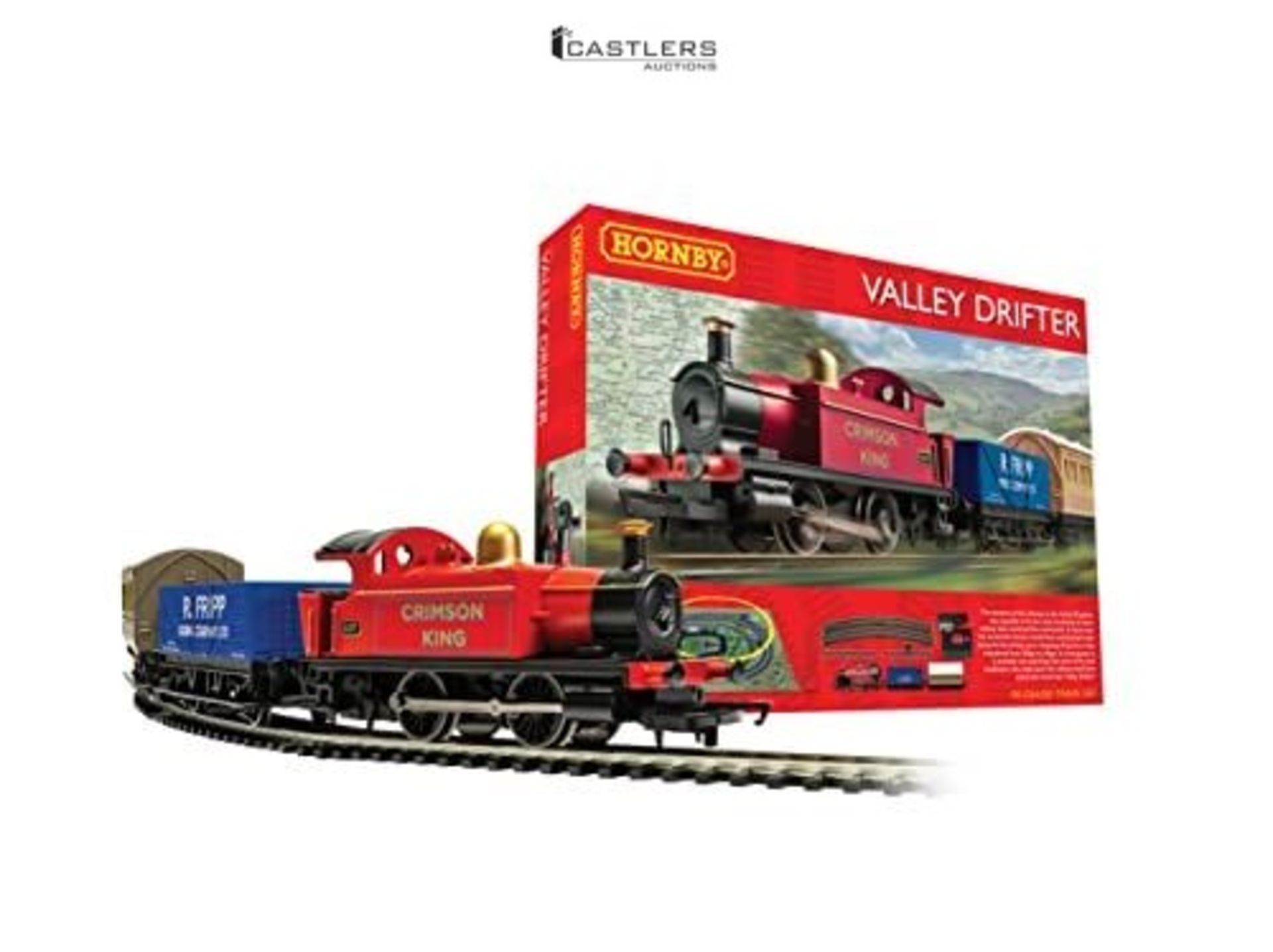 RRP £88.40 - Hornby - R1270M Valley Drifter Train Set - Analogue OO Gauge Model Railway, Includes: