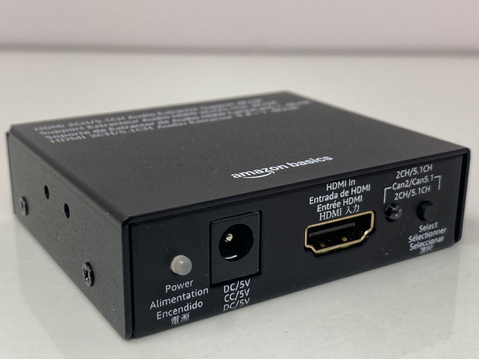 Amazon Basics Audio Extractor Converter, HDMI to HDMI + Audio (SPDIF + RCA Stereo), Black - Image 2 of 4