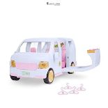Lori – Sweet Escape Luxury SUV Vehicle for Mini Dolls Large Pink Car Music Booth & Wardrobe Sounds