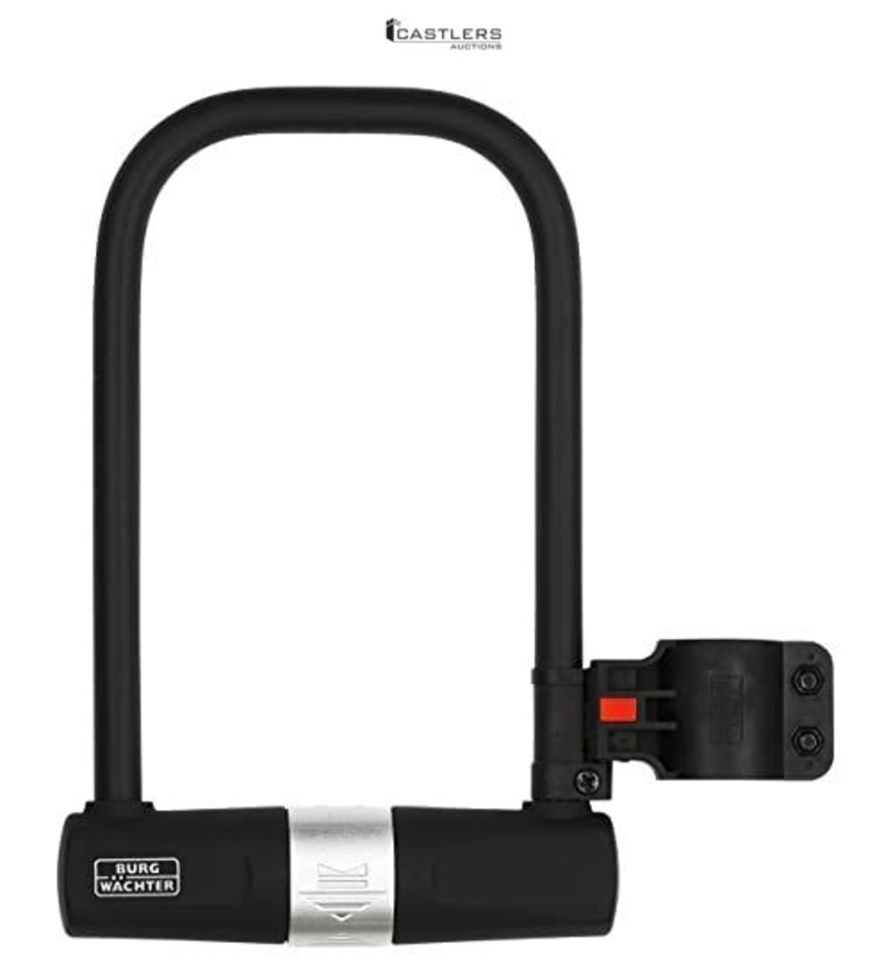 Burg-Wächter 40030 Sold Secure Gold D Lock 1580 HB 165/200, Black, Lightweight
