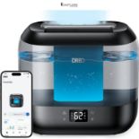 RRP £59.99 - DREO Smart Humidifier for Bedroom Baby, 4L Cool Mist Humidifiers for Home, 28dB Quiet
