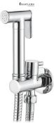 Ibergrif Handheld Bidet Sprayer Kit, Stainless Steel Shower Spray Bidet Attachment w/Hose for Toile