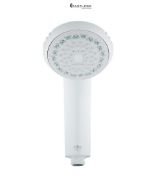 Mira Response Adjustable 4 Spray Mode Shower Head Grey/White