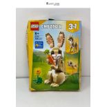 LEGO Creator 3in1 Cute Bunny Toy - Animal Figure Transforms into a Llama or Seal Toy - Creative Bir