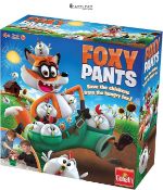 Foxy Pants: Save the Chickens From the Hungry Fox! | Fun Board Game for Kids | For 2-4 Players | Ag