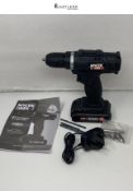 MYLEK MYW09 18V Cordless Drill Electric Screwdriver Set, Powerful Lithium Ion Battery Pack, 18 Volt