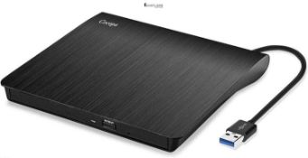 Cocopa External USB 3.0 DVD CD Writer, External USB C DVD/CD+/- RW Portable DVD Player External Rom