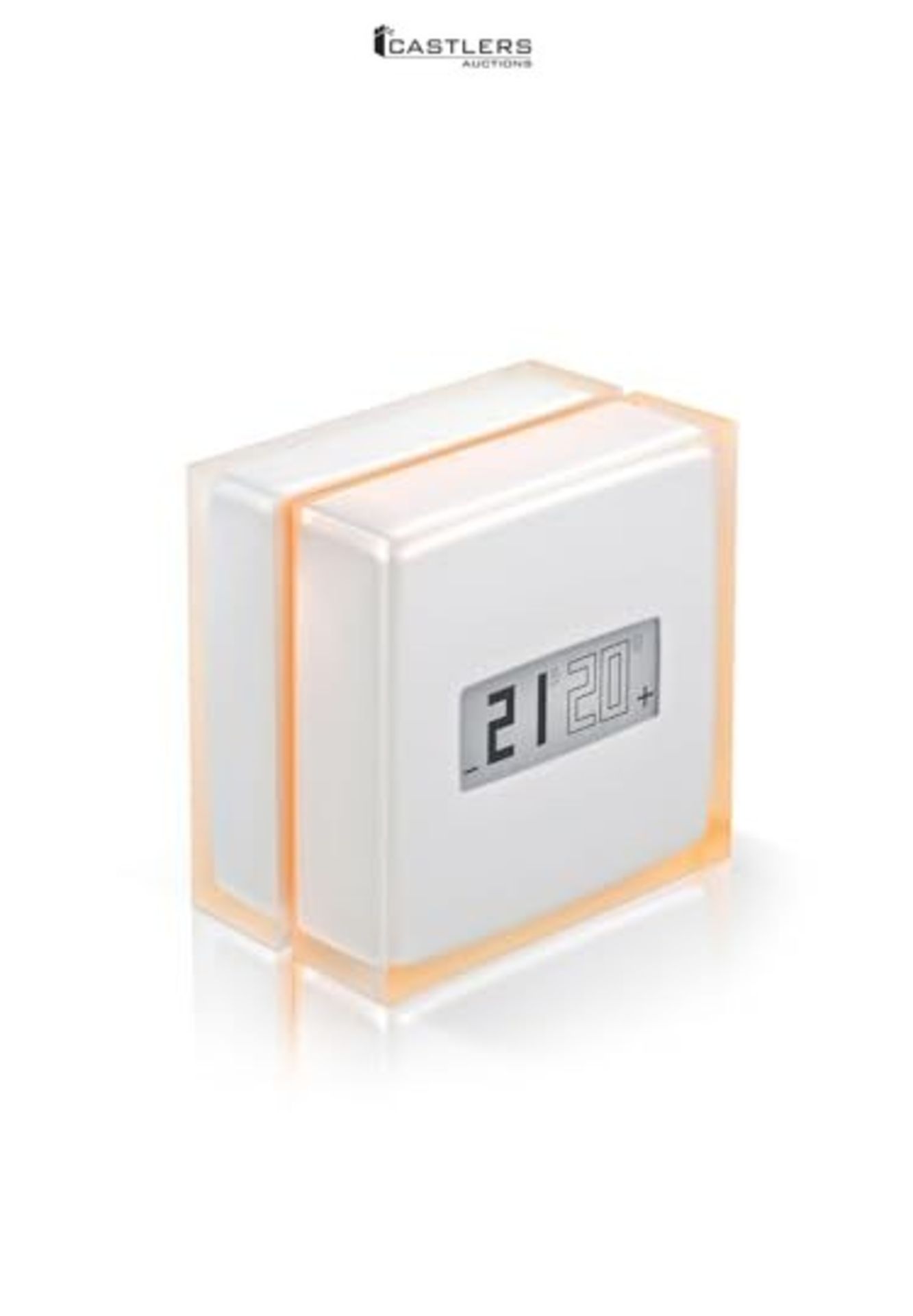 RRP £177.33 - Netatmo Smart Thermostat for Individual Boiler, NTH01-EN-EC