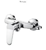 Ibergrif Shower Mixer Valve Wall Mounted, Shower Faucet Single Lever Shower Mixer Bar, with Shower