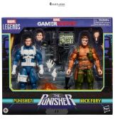 Marvel Legends Series Gamerverse Punisher and Nick Fury Action Figure Collectibles, 6-inch