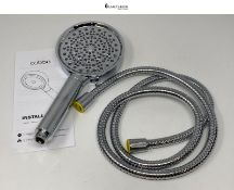 Cobbe Hard Water Filter Shower Head and Hose with 20 Stage Filter, 6 Spray Jet Modes High Pressure