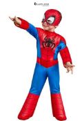Rubies Unisex Kids Marvel: Spidey and His Amazing Friends Spider-man Deluxe Costumes, As Shown, 2-3
