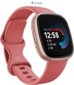 RRP £196.32 - Google Fitbit Versa 4 Fitness Smartwatch with built-in GPS and up to 6 days battery l