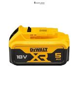 RRP £82.92 - DEWALT 5AH Battery 18V XR, Li-Ion, DCB184-XJ