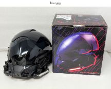 RRP £72.15 - Marikito Punk Futuristic Techwear Mask Sci Fi Masks Halloween Cosplay Costume Suitable