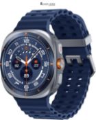 RRP £479.00 - Samsung Galaxy Watch Ultra (2025), AI Smart Watch, Marine Band, Titanium Casing, Cush