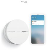 RRP £79.48 - Netatmo Smart Smoke Alarm, 10-Years Battery life, Connected Smoke, Self-Testing, No Hu