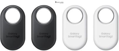 NEW - RRP £74.00 - Samsung Galaxy SmartTag2 Bluetooth Tracker (4 Pack), Compass View AR, Find Lost