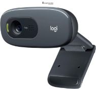 Logitech C270 HD Webcam, HD 720p/30fps, Widescreen HD Video Calling, HD Light Correction, Noise-Red
