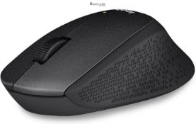 Logitech M330 SILENT PLUS Wireless Mouse, 2.4GHz With USB Nano Receiver, 1000 DPI Optical Tracking,