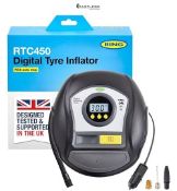 RING TYREINFLATE 450 Digital Tyre Inflator With Auto-Stop functionality - Measures in PSI, BAR & kPA