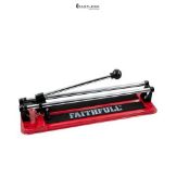 Faithfull Tile Cutter - 300mm (12in) Square, 210mm Diagonal, 10mm Thick Cutting Capacity for Cerami