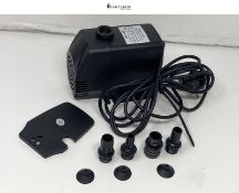 AMAS Beauty 100W 4500L/H Submersible Pond Pump - Ultra Quiet 100W, Dry Run Protection, Adjustable F