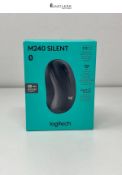 Logitech M240 Silent Bluetooth Mouse, Wireless, Compact, Portable, Smooth Tracking, 18-Month Batter
