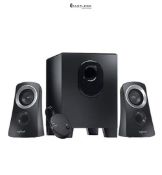 Logitech Z313 2.1 Speaker System with Subwoofer, 50 Watts Peak Power, 3.5 mm Input, Headphone Jack,