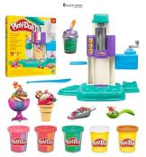 Play-Doh Rainbow Swirl Ice Cream Playset for Toddlers, Non-Toxic Modelling Compound Set, Crafts for