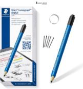 RRP £51.43 - Staedtler Mars Digital Jumbo 180J 22nd EMR Stylus with Soft Digital Eraser. Stylus for