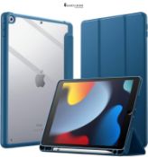 JETech Case for iPad 10.2-Inch (9th/8th/7th Generation, 2021/2020/2019) with Pencil Holder, Clear T