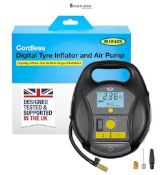 RRP £73.79 - RING TYREINFLATE GO 6 Cordless Tyre Inflator Air Compressor & Air Pump - Perfect for L
