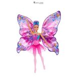 Barbie Dance and Flutter Doll with 2-in-1 Transformation from Dancer to Butterfly with Opening Wing