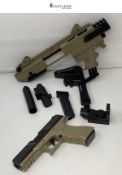 Toy Foam Blaster&Plastic Gun for Boys with Accessory Kit, Manual Toy Modes Educational Toy Gadget G