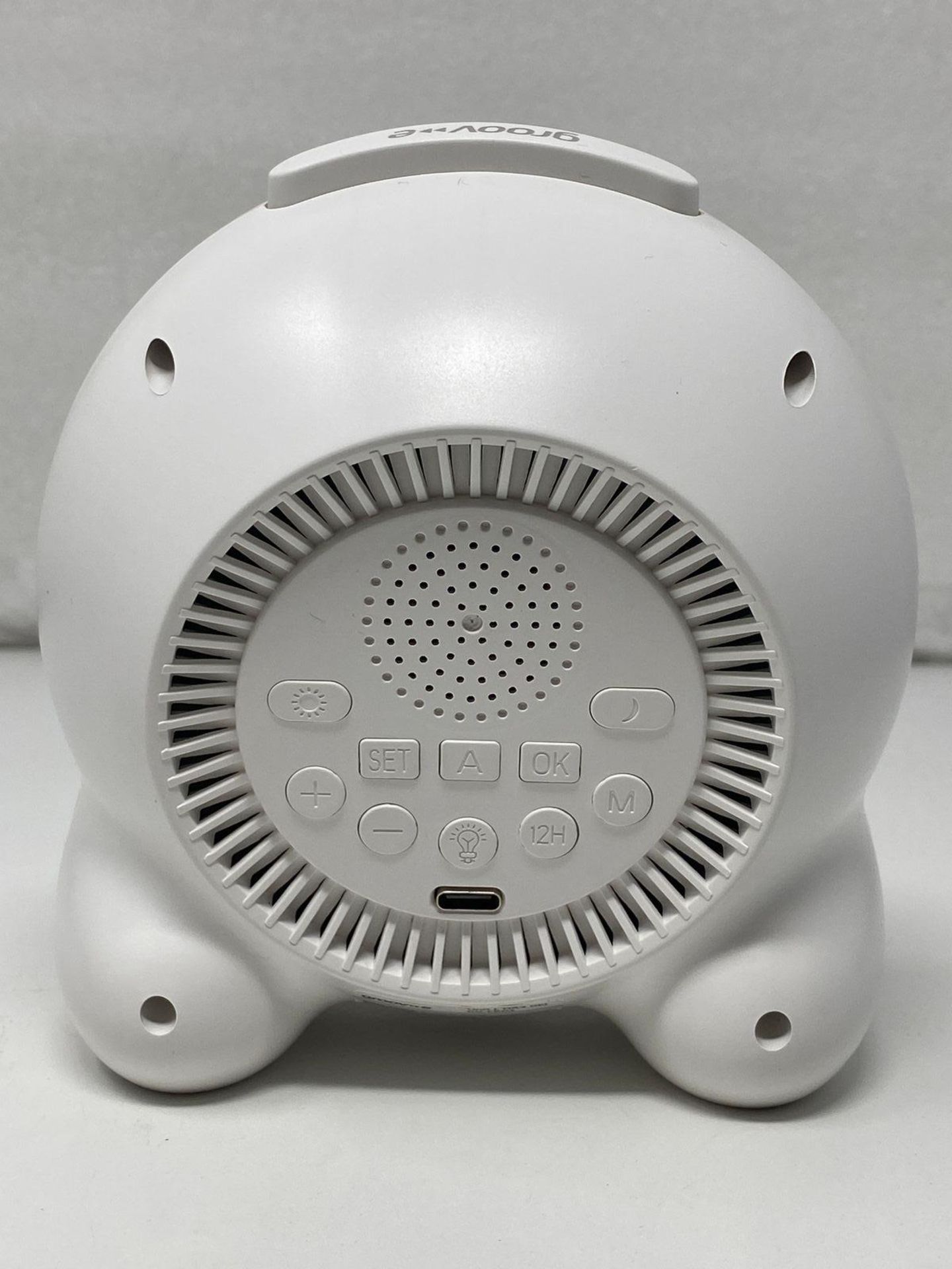 groov e Kidz Sleep Trainer Clock - Kid's Digital Alarm Clock for Sleep Training, LCD Display with M - Image 4 of 5
